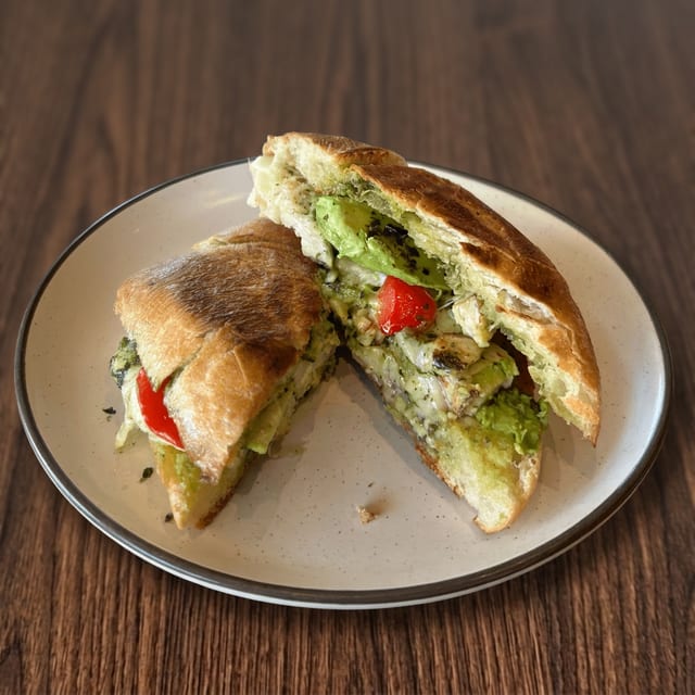 Pesto Caprese Panini.