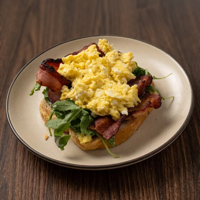 Bacon and Egg on Toast.